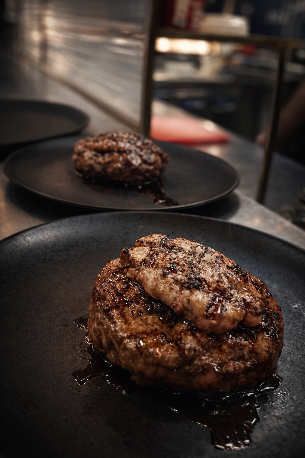 Burger plating