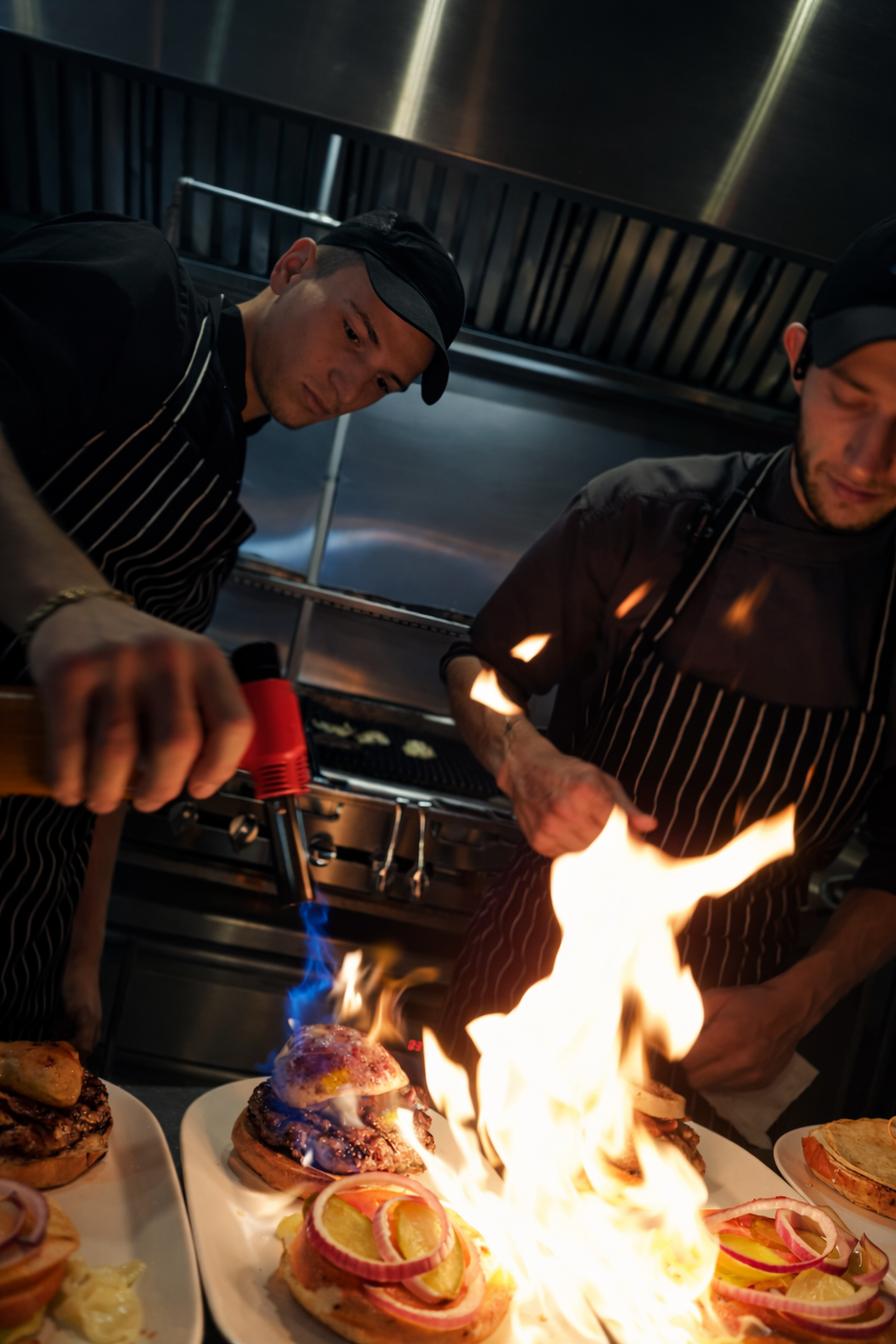 Kitchen in action