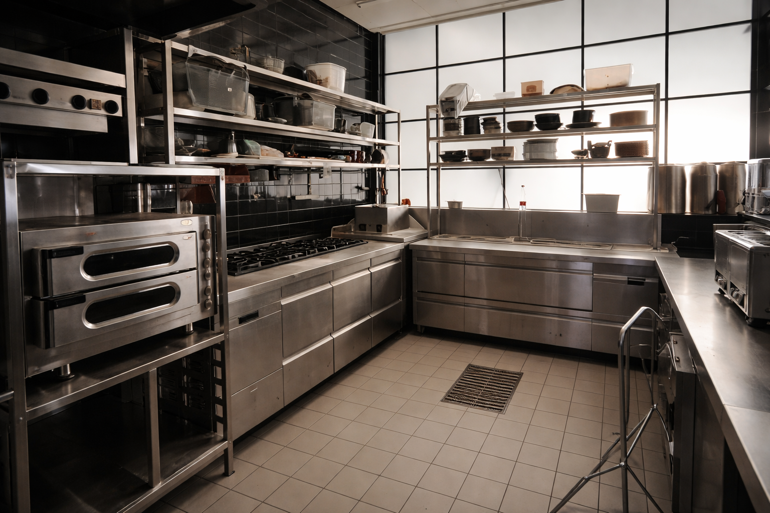 Kitchen before shift